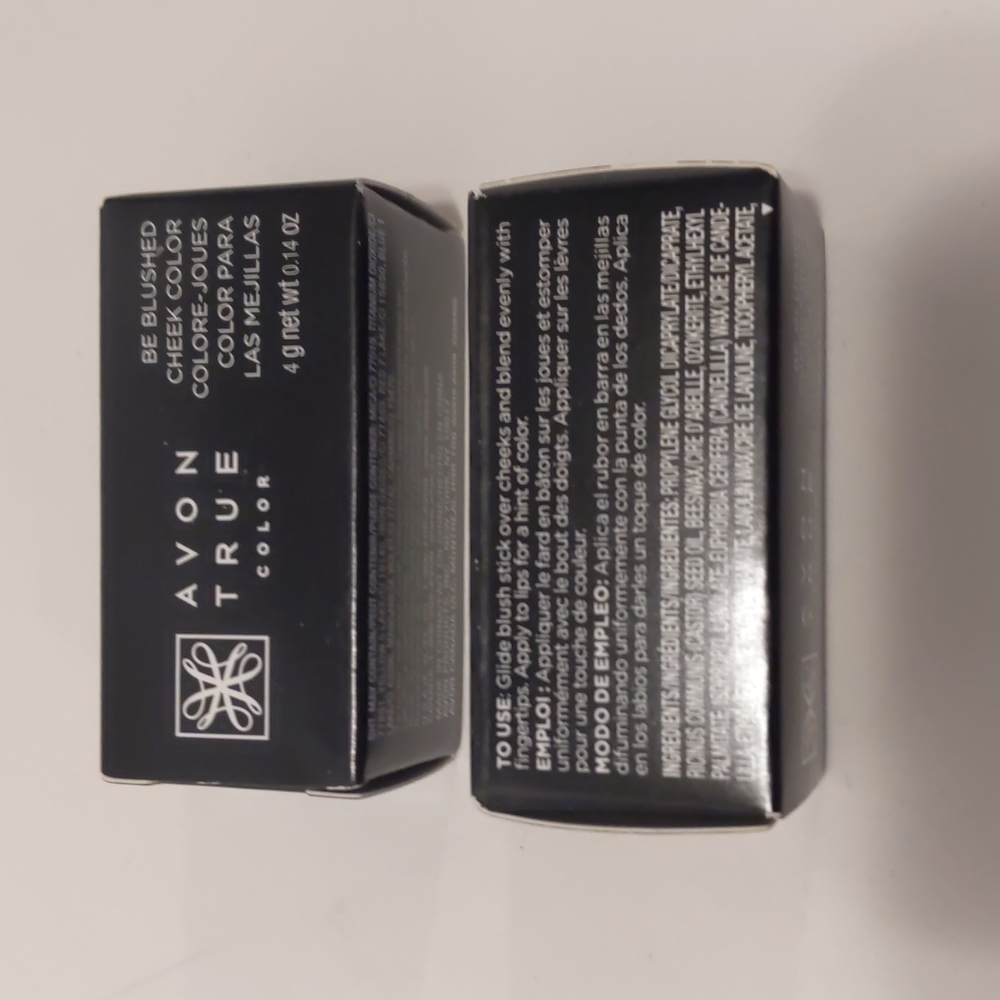 2 Avon True Color Be Blushed Cheek Color Blushing Nude 4 g net wt 0.14 oz - Picture 3 of 6